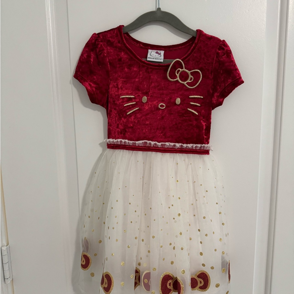 Hello Kitty Red and White Dress